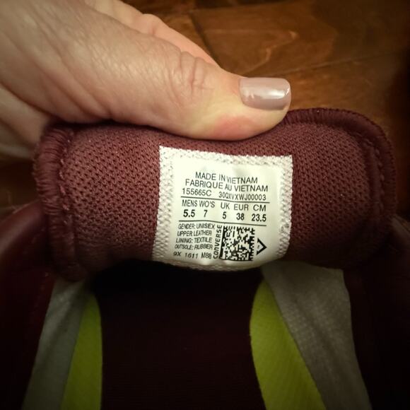 Converse Pro Leather 76 Ox Sneaker Skate Shoes Burgundy Mens 5.5 / Womens 7 - Picture 7 of 8